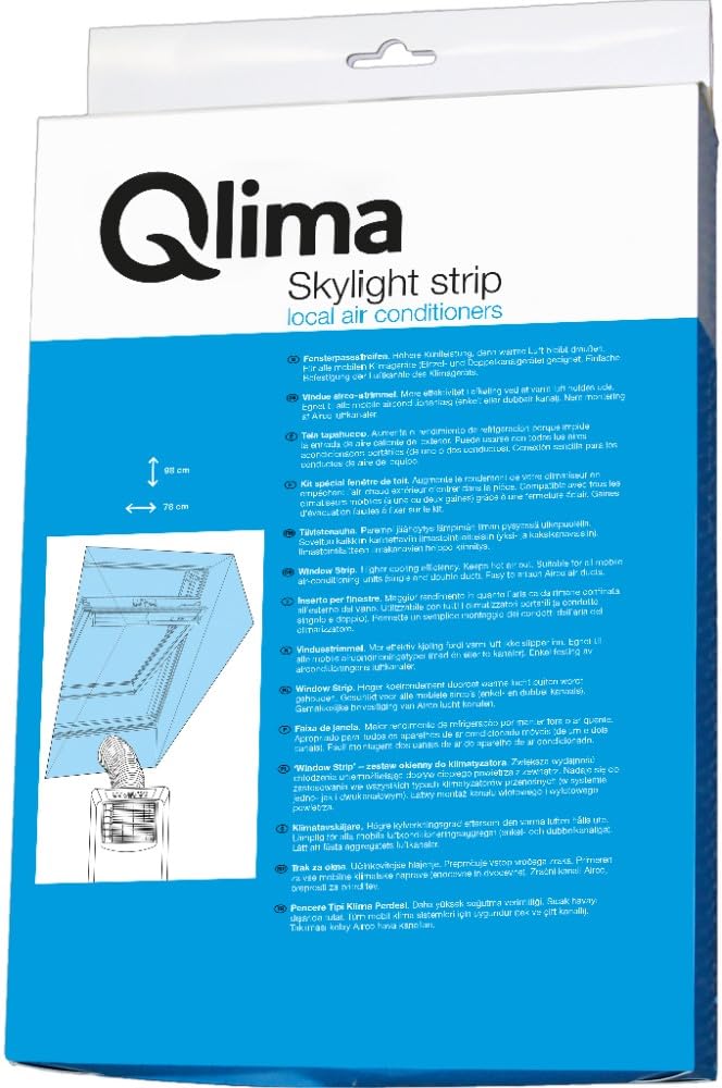 Qlima Raammontageset dakraam WKR 01 Grijs Voor Qlima mobiele airco's