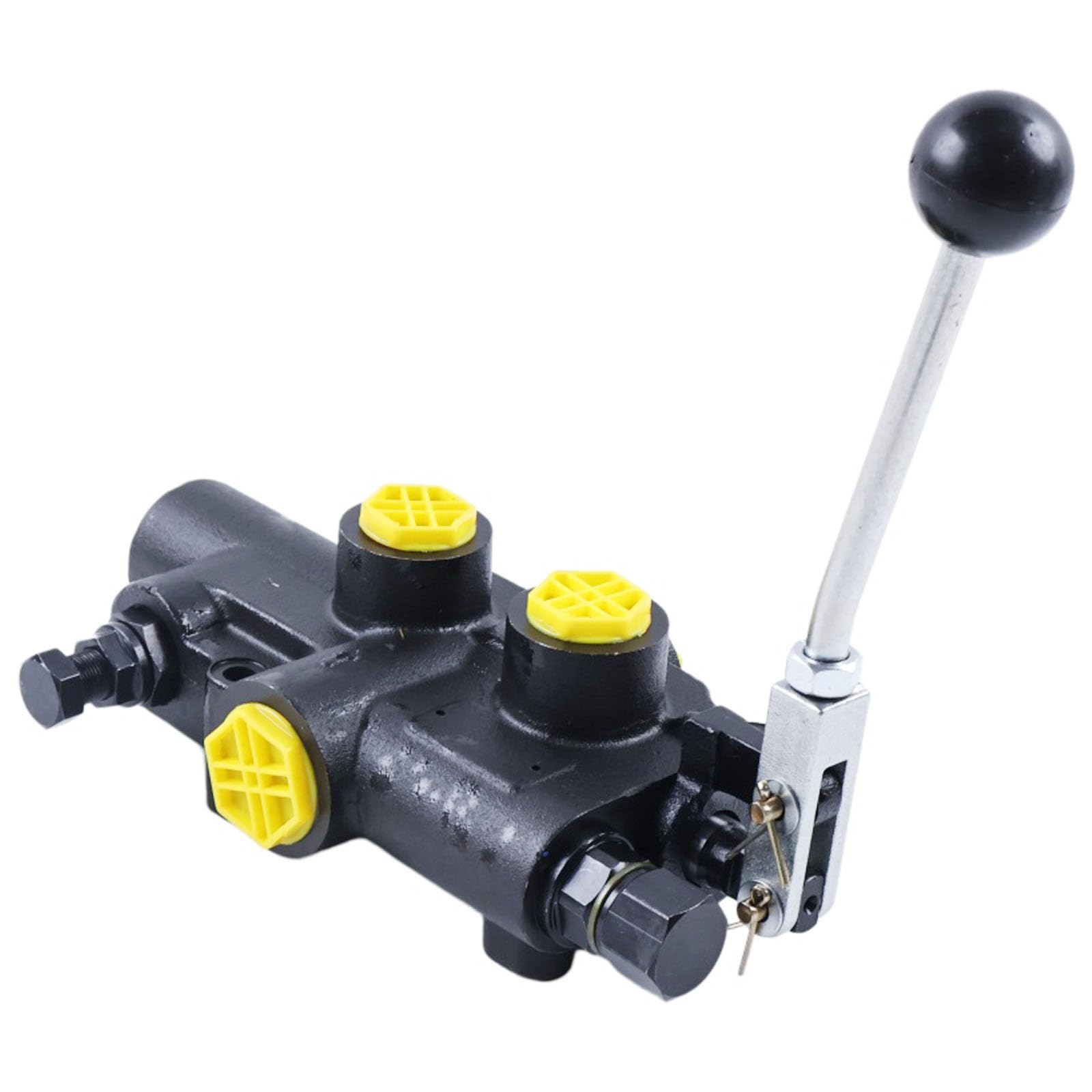 4-drożny 3-pozycyjny 25GPM 2750PSI Max kierunkowy hydrauliczny zawór sterujący LS-3000-1 kompatybilny z różnymi hydraulicznymi rozdzielaczami do kłód z uchwytem automatycznego powrotnego