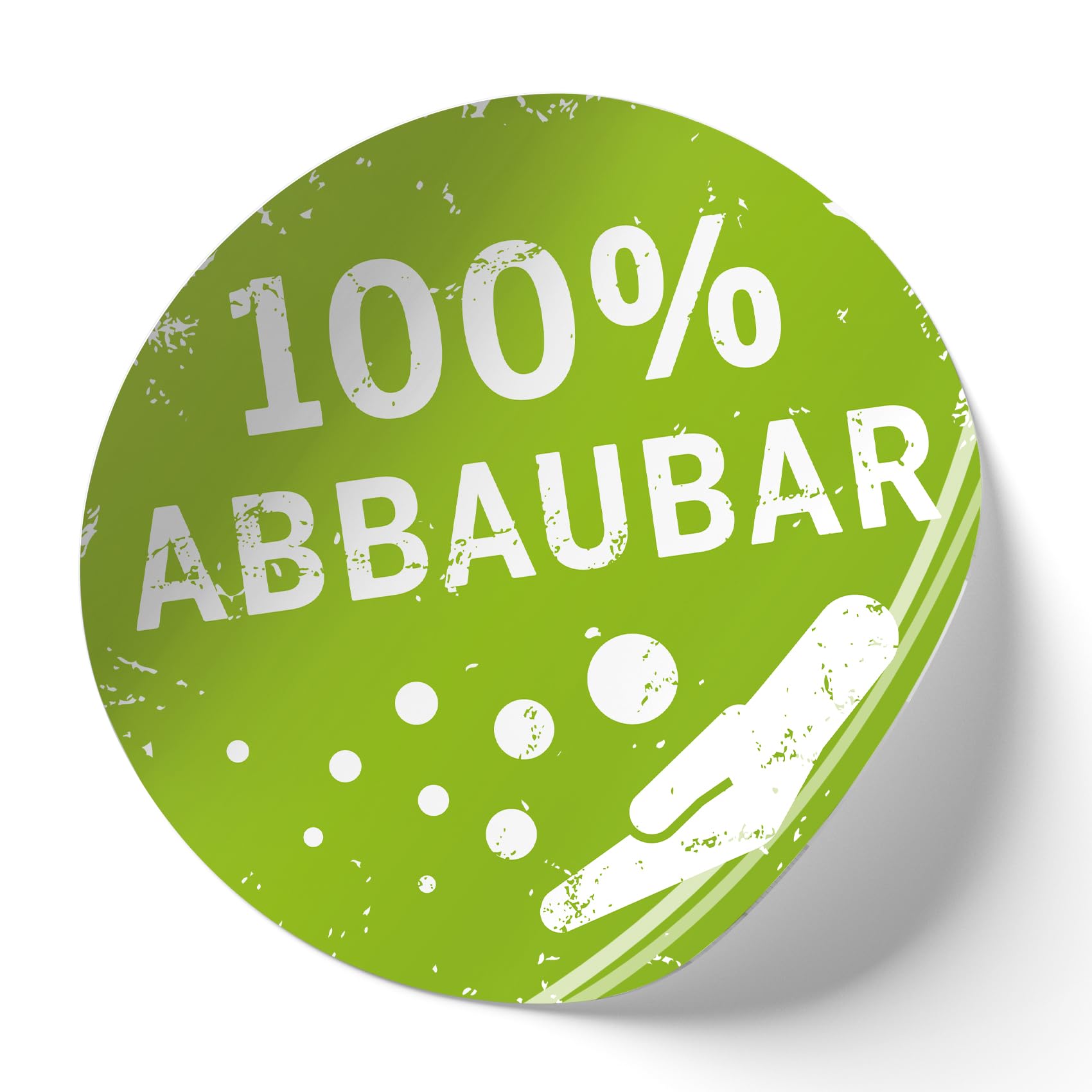 Finest Folia 500 x Product Stickers, Food Labels, Note Stickers for Allergy Sufferers (R002, 100% Degradable)