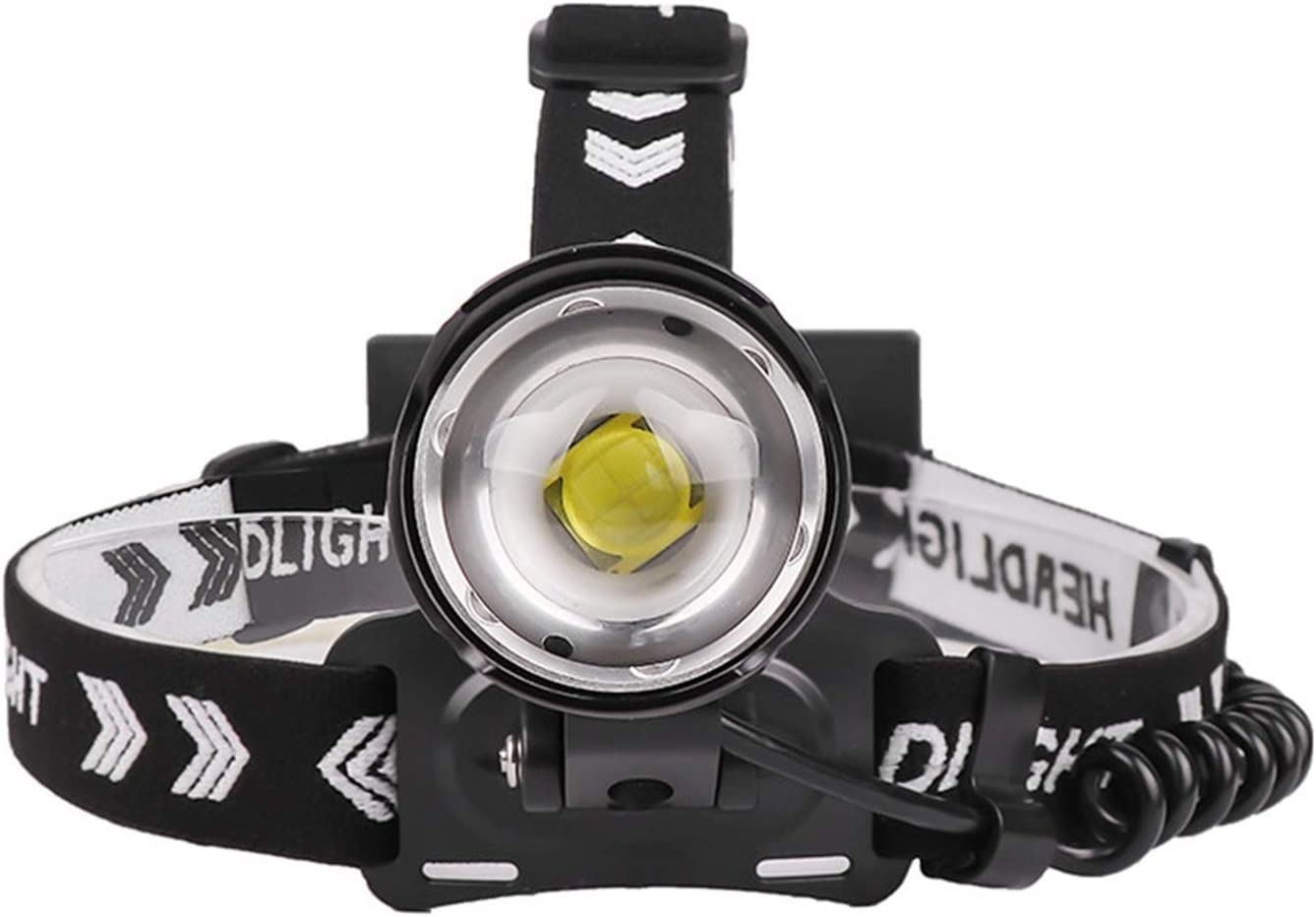 BArobo LED Headlight.2 Power LED Headlight Usb 18650 Akumulatorowa latarka XHP50.2 Zoom Latarka Lampa wędkarska