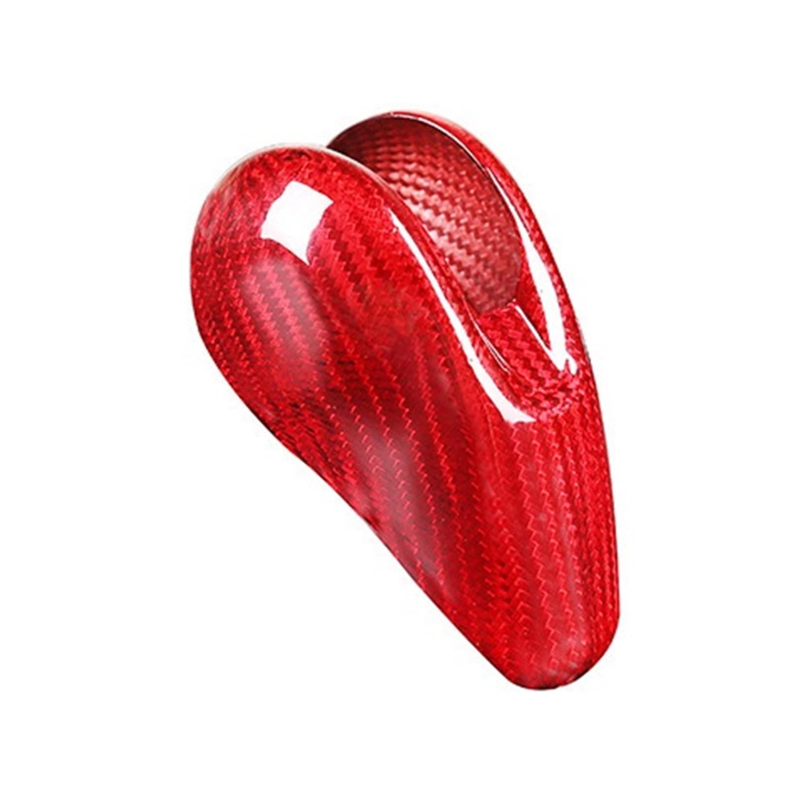 Thxzinglwg Red Compatible For Porsche 718 911 Macan Carbon Fiber Shift Knob Cover