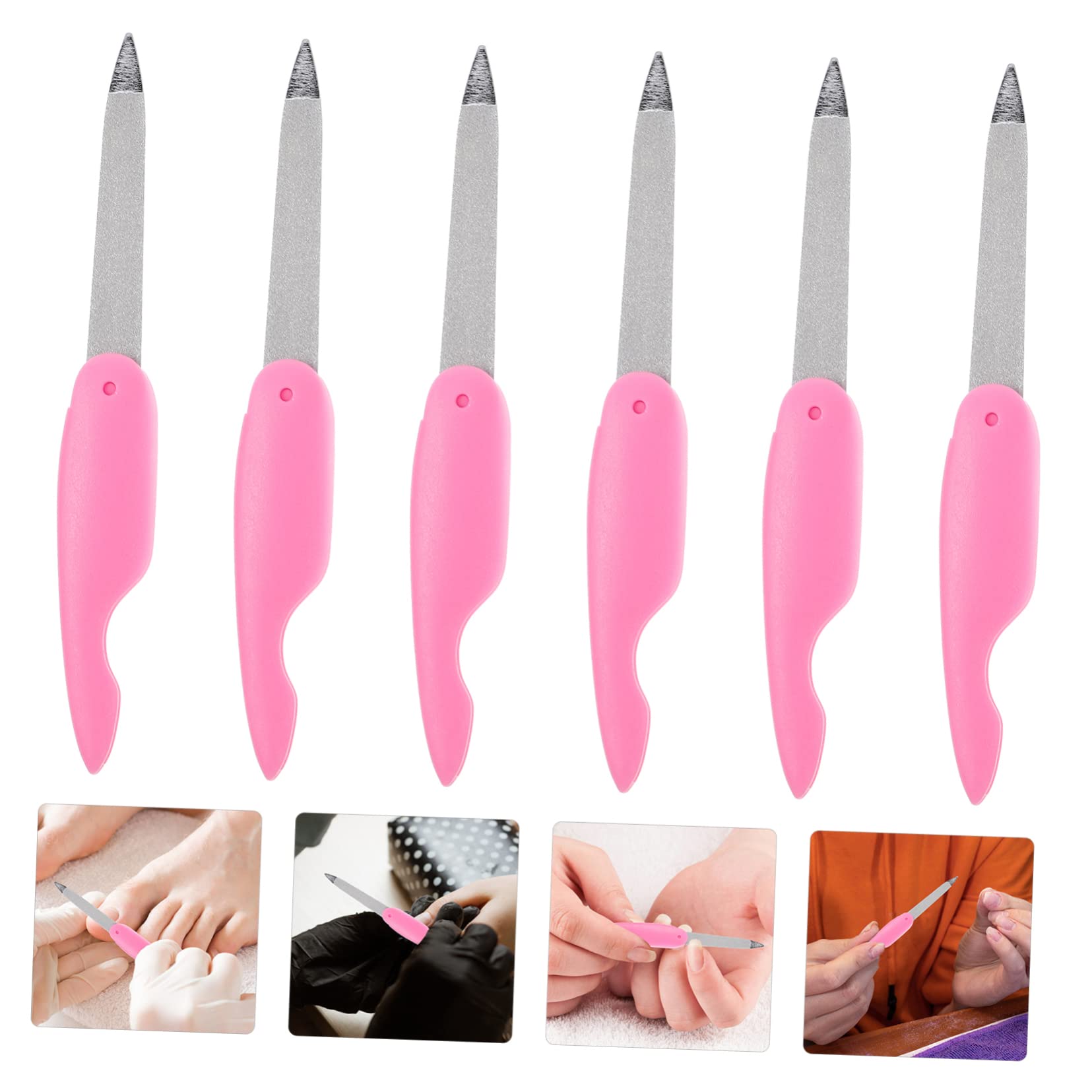 Healeved 30piezas Limas De Uñas Plegables Herramienta De Manicura y Práctica Para Pulido De Uñas Casa y Salón Para Retocar y Suavizar Bordes