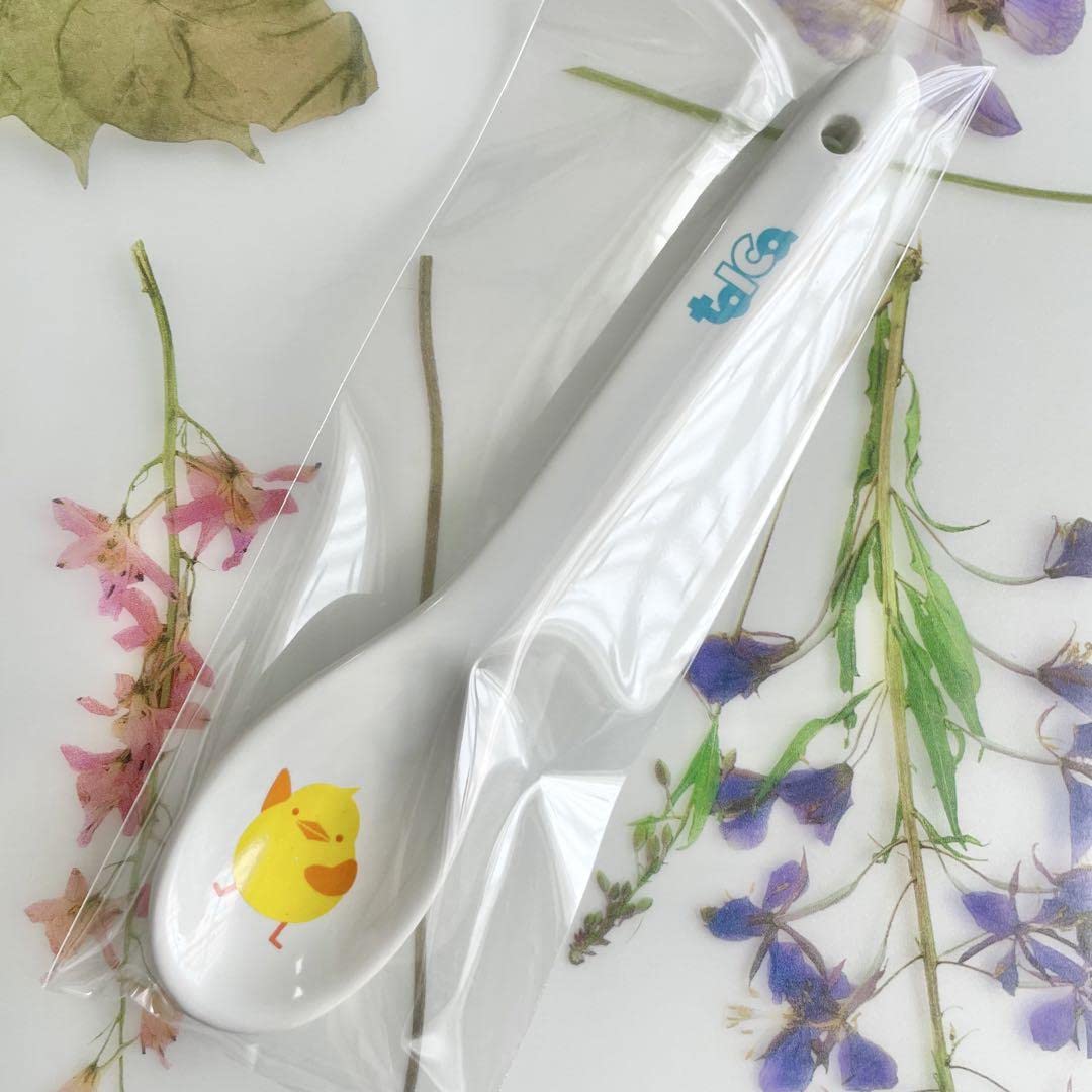 Ceramic Spoon Transportation IC Card Character JR TOICA Chick Limited Edition