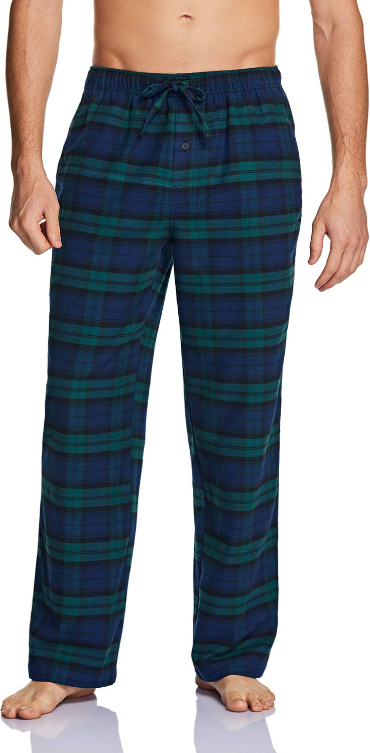 Snapklik.com : CQR Mens 100% Cotton Plaid Flannel Pajama Set, Brushed ...