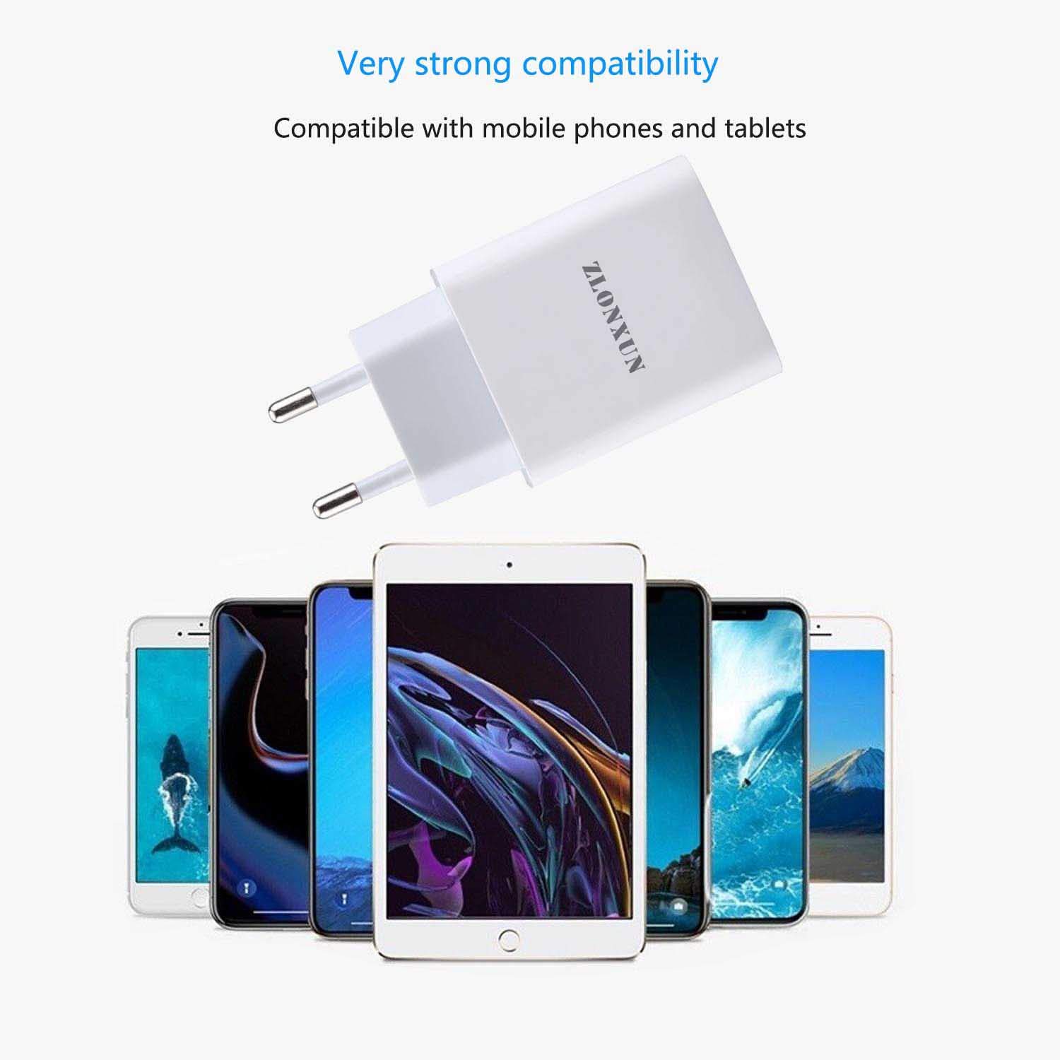 ZLONXUN szybka ładowarka z kablem USB-C do Samsung Galaxy S20/S10/S10+/A71/S9/S8/S20+/A80/A40/A90/A30/A51/A21s/A20e/S9+/S8+