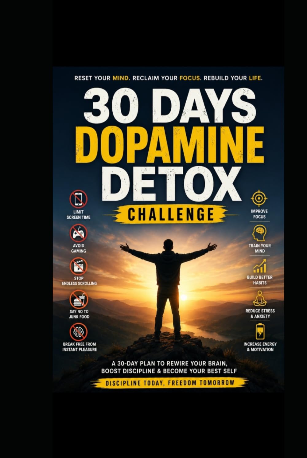 30 Days Dopamine Detox Challenge: A Step-by-Step Guide to Rebuild Focus, Discipline & Mental Clarity