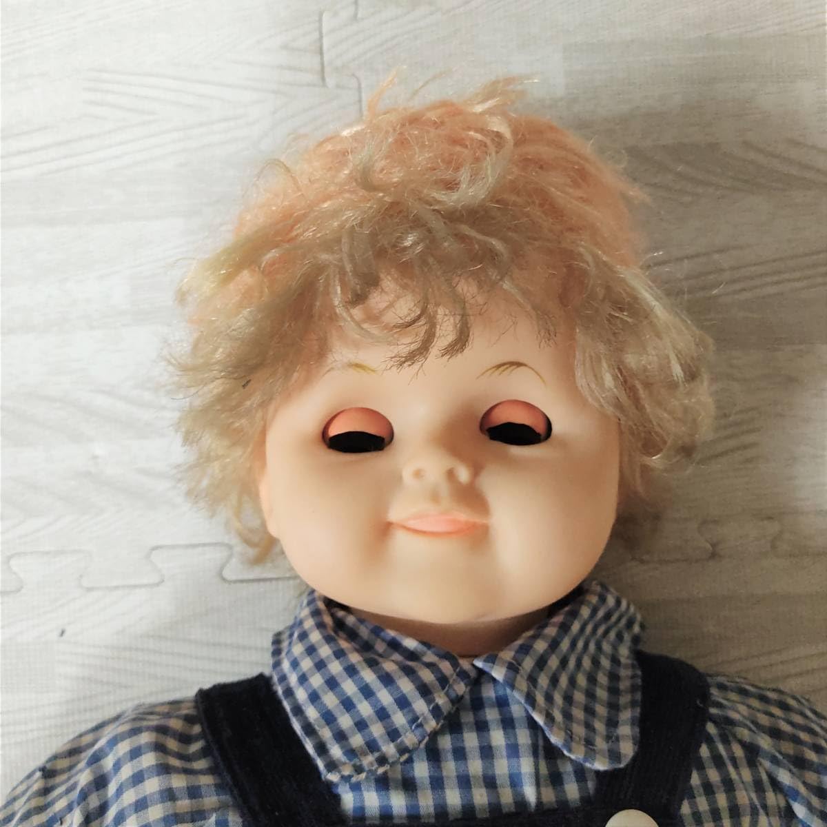 Amazon.co.jp: 昭和レトロ Kiddy dolls&toy 着せ替え抱き人形 男の子  