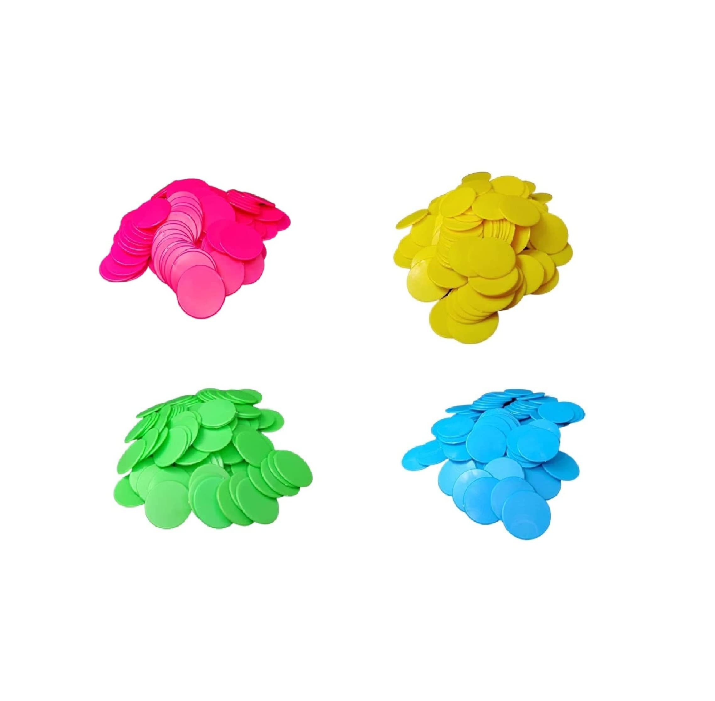 MOREL Pink, Yellow, Green and Blue Plastic Round Shape Plain Token Coin, Chips for Board Games, Store, Doctor Token, Shop Token, Craft & Project |400 Coins. (B0B3J82N2Y) Amazon Price History, Amazon Price Tracker