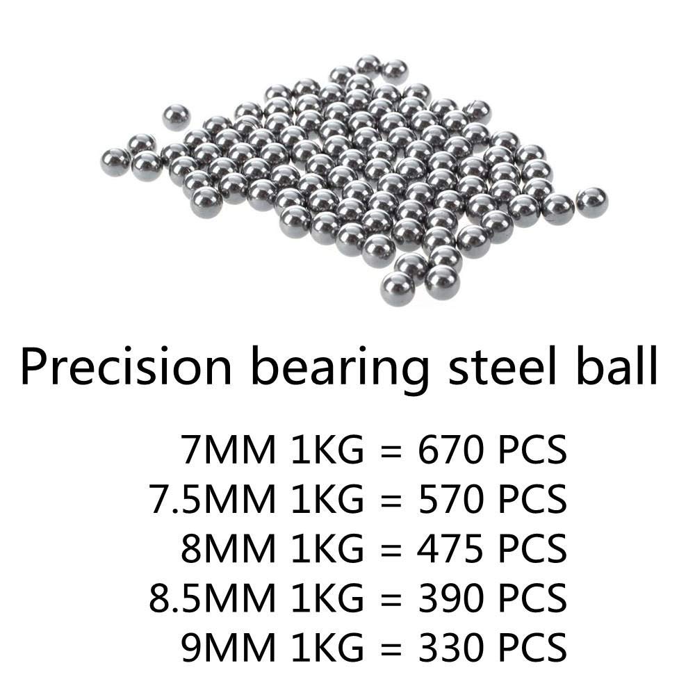 Precision Steel Ball, Solid Ball, Bearing Steel Ball, Precision Bearing Steel Ball, Round Gloom, 7 mm, 7, 5 mm, 8 mm, 8, 5 mm, 9 mm, 1kg-8.5mm