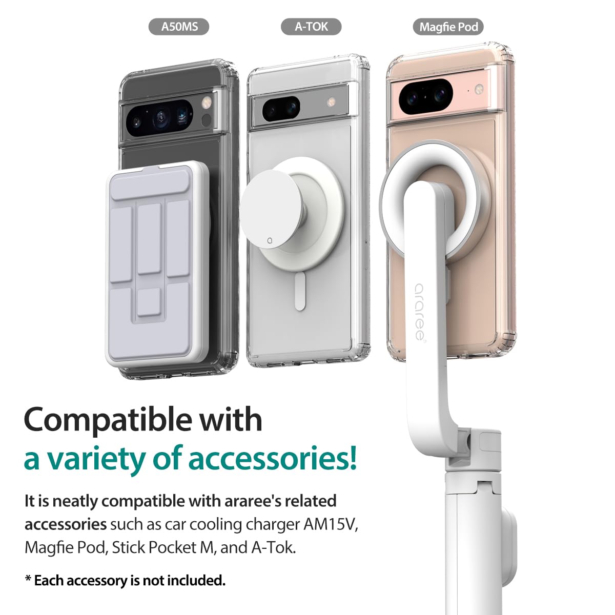 Amazon.co.jp: 【araree】 Google Pixel 7a 対応 ケース マグネット 