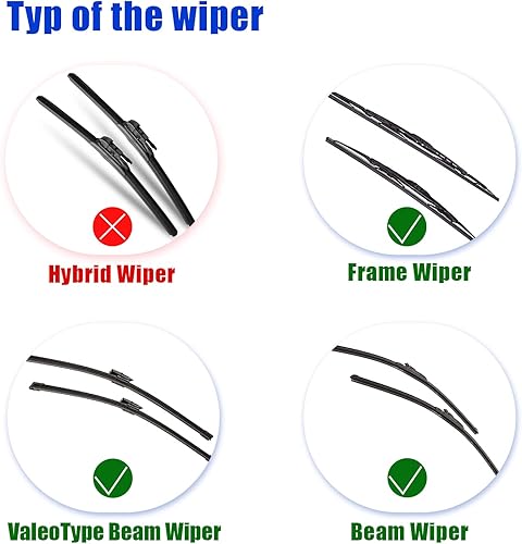 Miniatura 6 de 4 piezas de repuesto para limpiaparabrisas de goma, tira de repuesto para limpiaparabrisas automático, limpiaparabrisas ajustable universal en lugar
