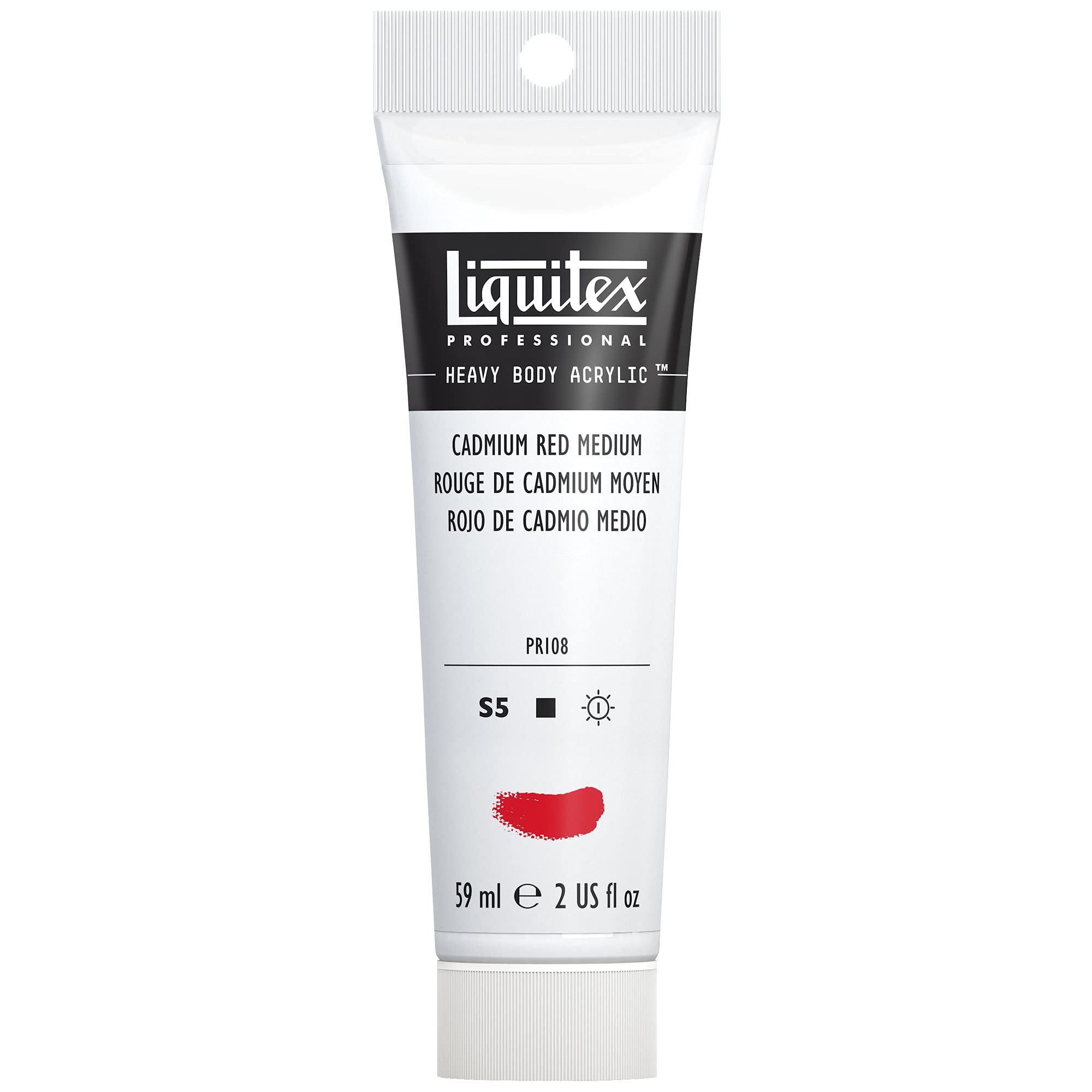Liquitex Professional Heavy Body Acrylic Paint Cadmium Red Medium 59ml