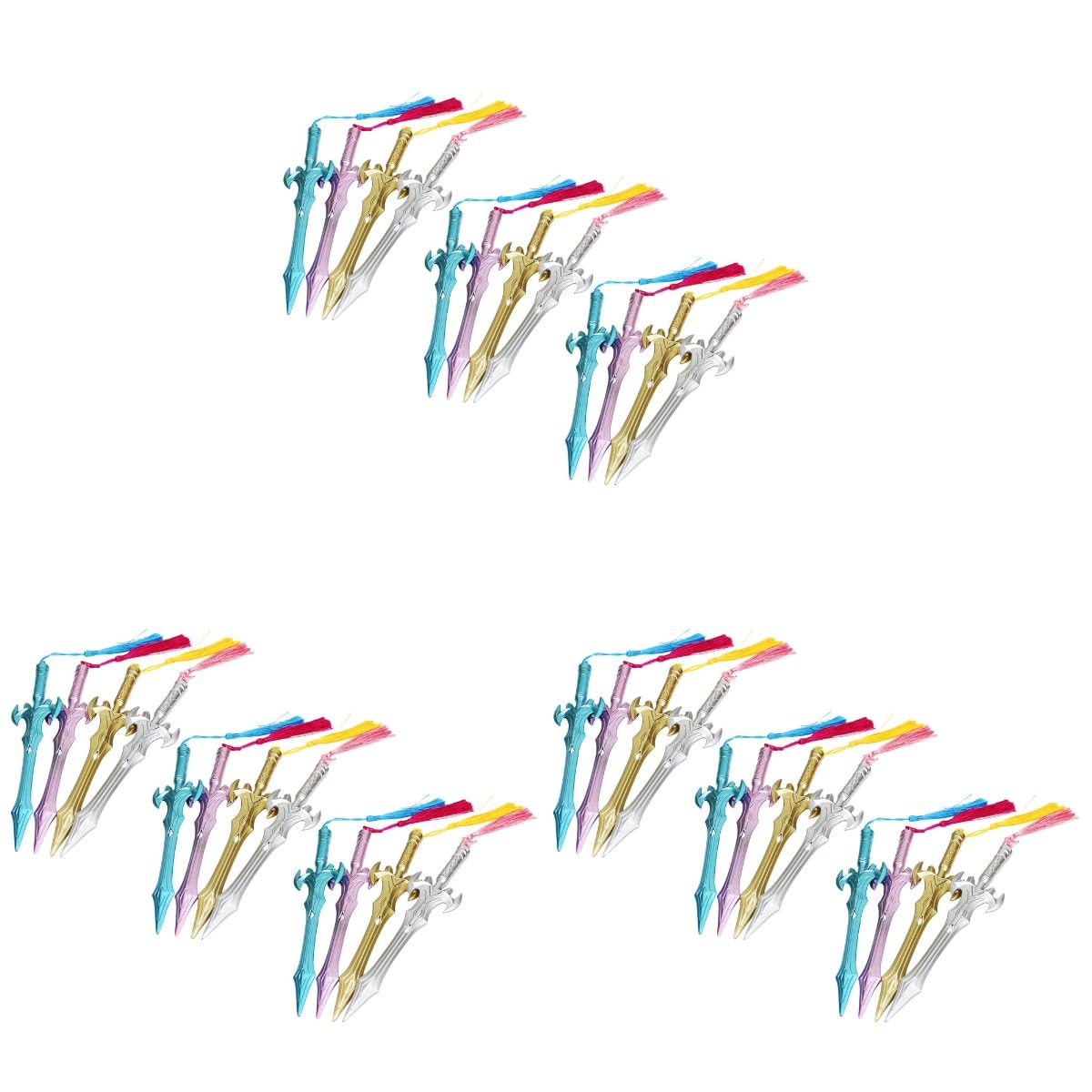 DOITOOL 36 Pièces Stylos Gel à Encre avec Pendentif Tassel Stylos Bureau et Dessin Ergonomiques Caps Séchage pour Étudiants et Usage