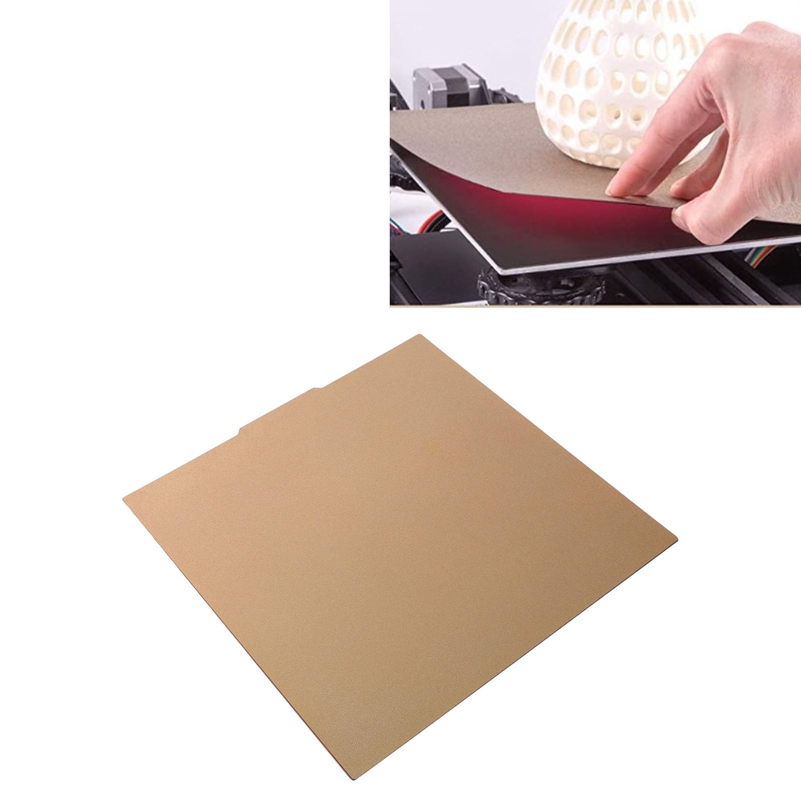 Arkusz PEI 3D Drukarka Drukarka Płyta 500 X 500 Mm Podwójne PEI Teksturowana Drukarka 3D Ogrzewana Platformy łóżka 3D Akcesoria do Drukarki z podstawą magnetyczną