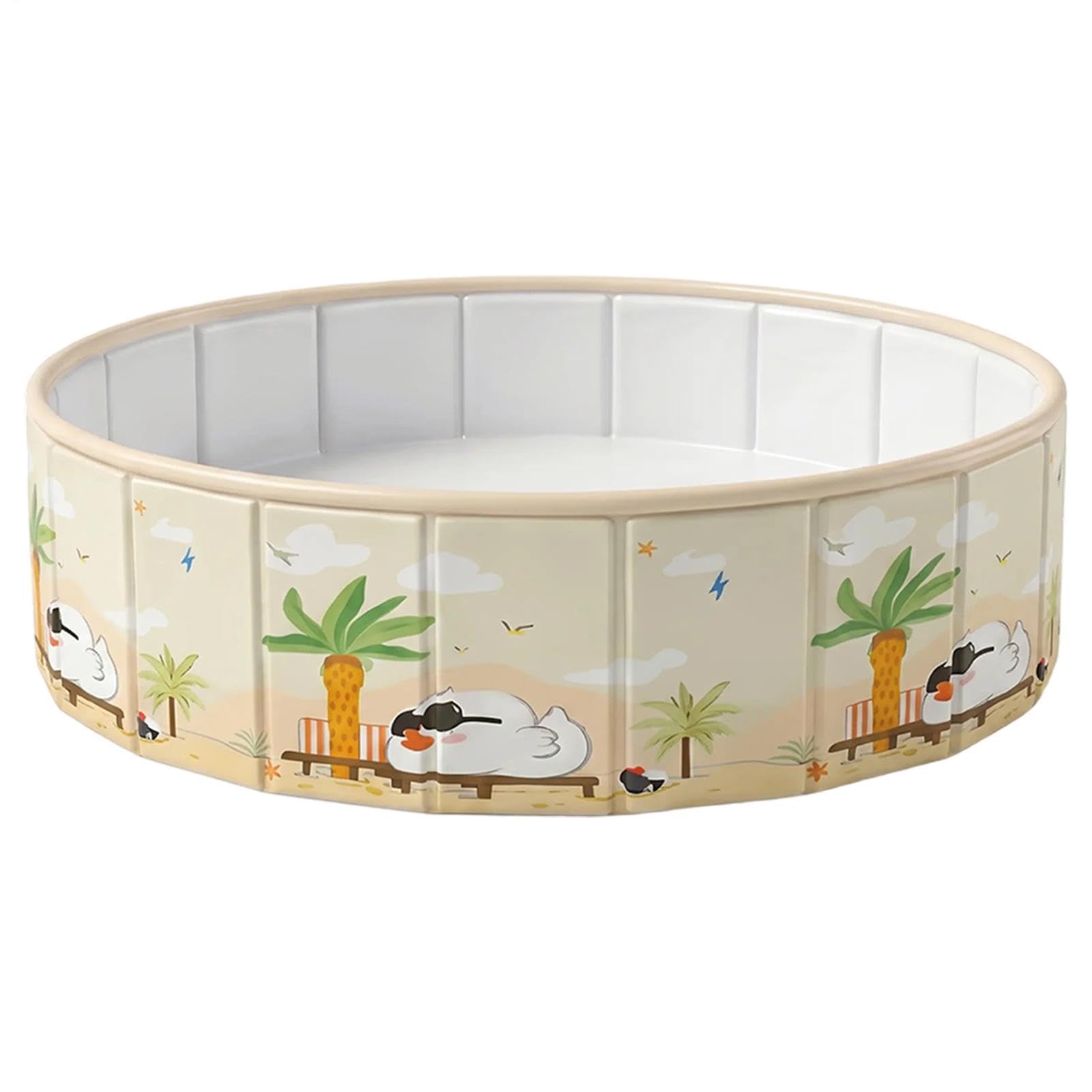 Foldable Pool,Puppy Bathtub,Dog Bathing Tub - for Boys Pets Backyard Camping Beach Daycare Garden Park Lawn Patio Courtyard