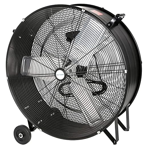 BILT HARD 13000 CFM 30" High Velocity Drum Fan, 2-Speed Heavy Duty Industrial Shop Fan for Commercial, Garage, Warehouse, Workshop, Factory and Basement- UL Listed