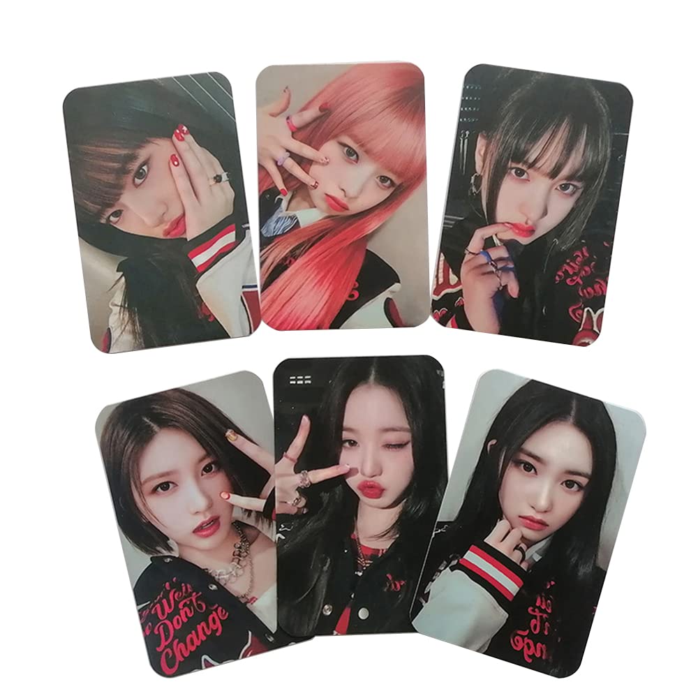 KPOP IVE Photocards I’ve IVE Album LOMO Cards Double-sided Postcards Yujin Wonyoung Rei LIZ LEESEO Photocard Fans Collection (I’ve IVE 01-6pcs)