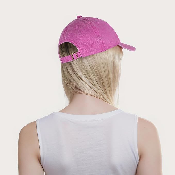 Gorra de béisbol vintage ajustable para mujer miniatura 5