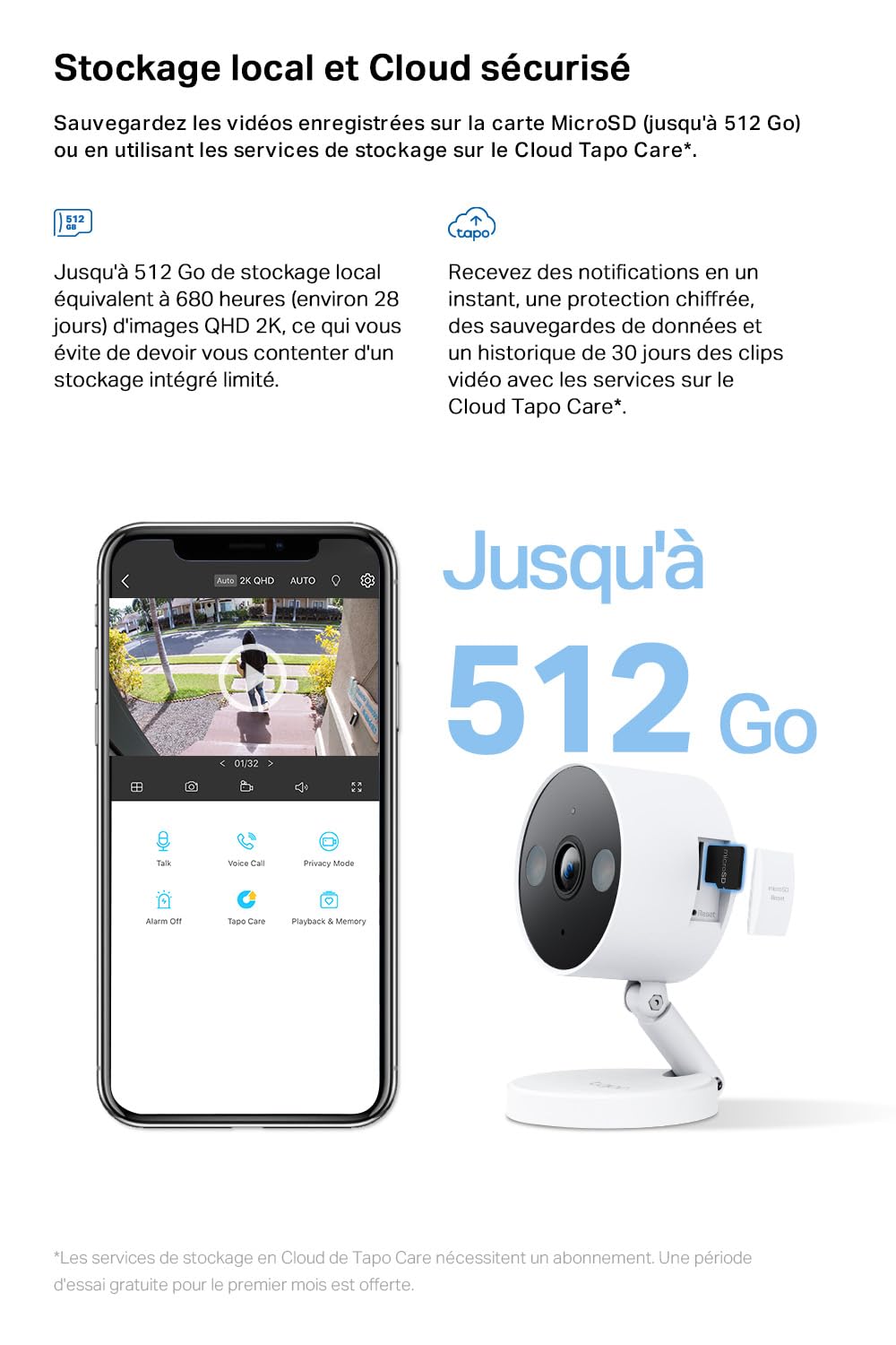 Tapo C120 Caméra Surveillance WiFi intérieure ou extérieure, QHD 4MP, Étanche IP66, Détection intelligentes de l'IA, Base magnétique, Double projecteur, Vision Nocturne, Audio Bidirectionnel