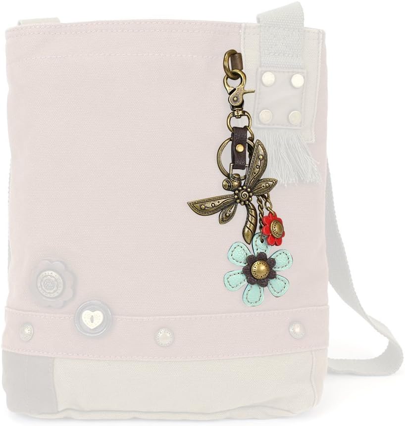 CHALA Purse Charm, Key Fob, keychain Decorative Accessories, Metal Charming Keychain - Dragonfly - Image 4