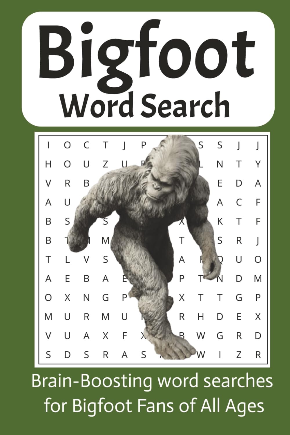 Bigfoot Word Search Puzzle Book: Word Searches with Easy to Read Print about Bigfoot, Sasquatch, Bigfoot Sightings and more | 6x9 inches, 116 pages | ... Gift for Vacations, Holidays and Free Times