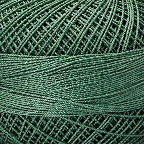 Hilo de algodón Lizbeth 210 yardas, 25 g verde miniatura 2