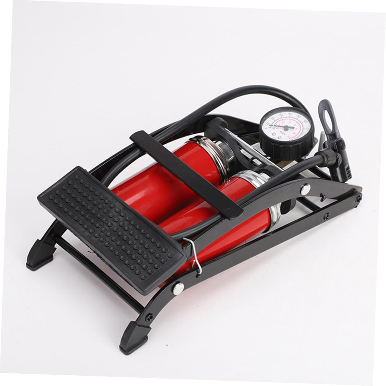 iplusmile Fußpumpe Fahrräder Inflator tragbare Luft Fahrrad Luftdruck Pedalluftpumpe Luftdruck der Pedale