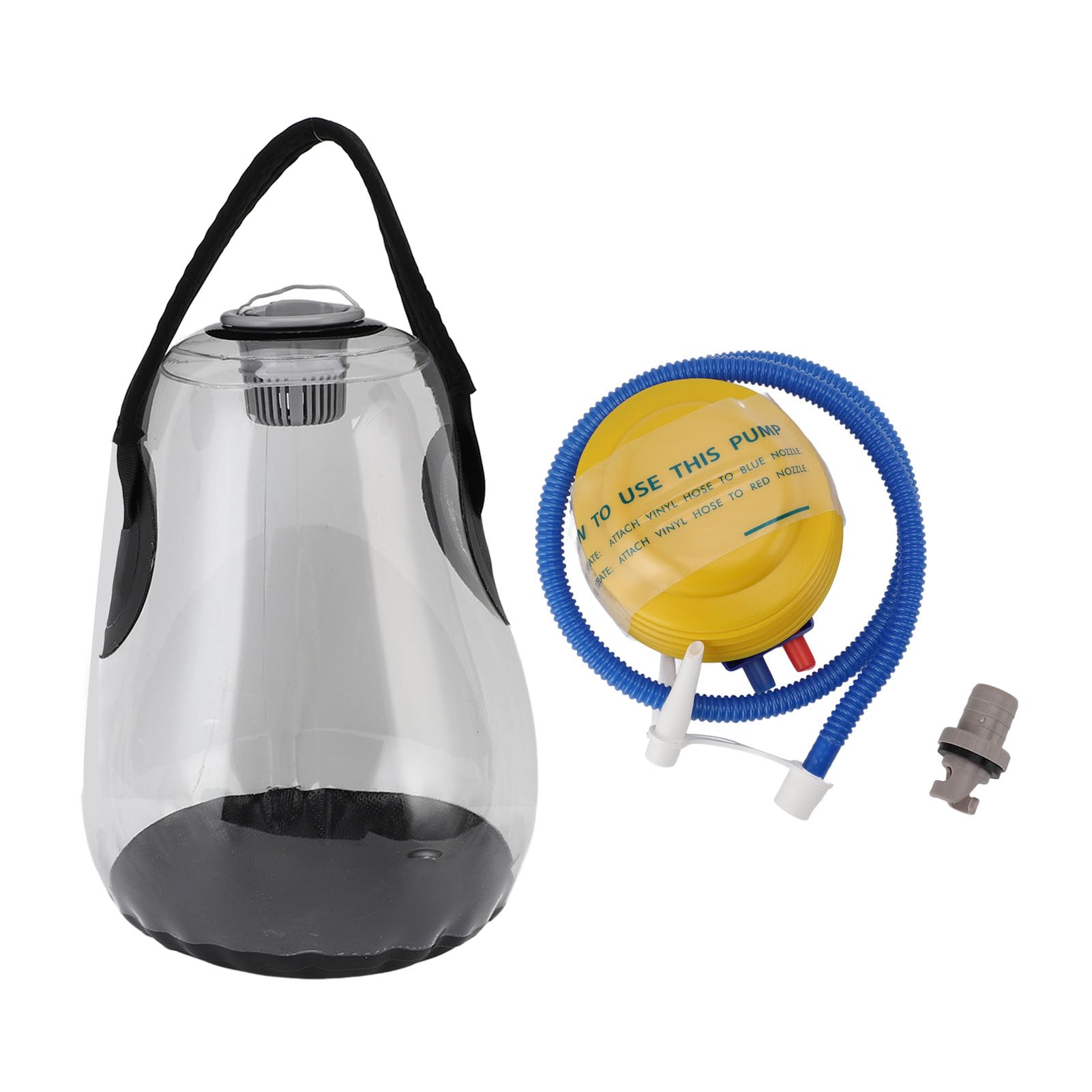 JAOCDOEN Fitness Water Bag Workout Water Weight Bag 5kg Transparent Look Portable Fitness Water Bag Sandbag for Home Exercise Gym