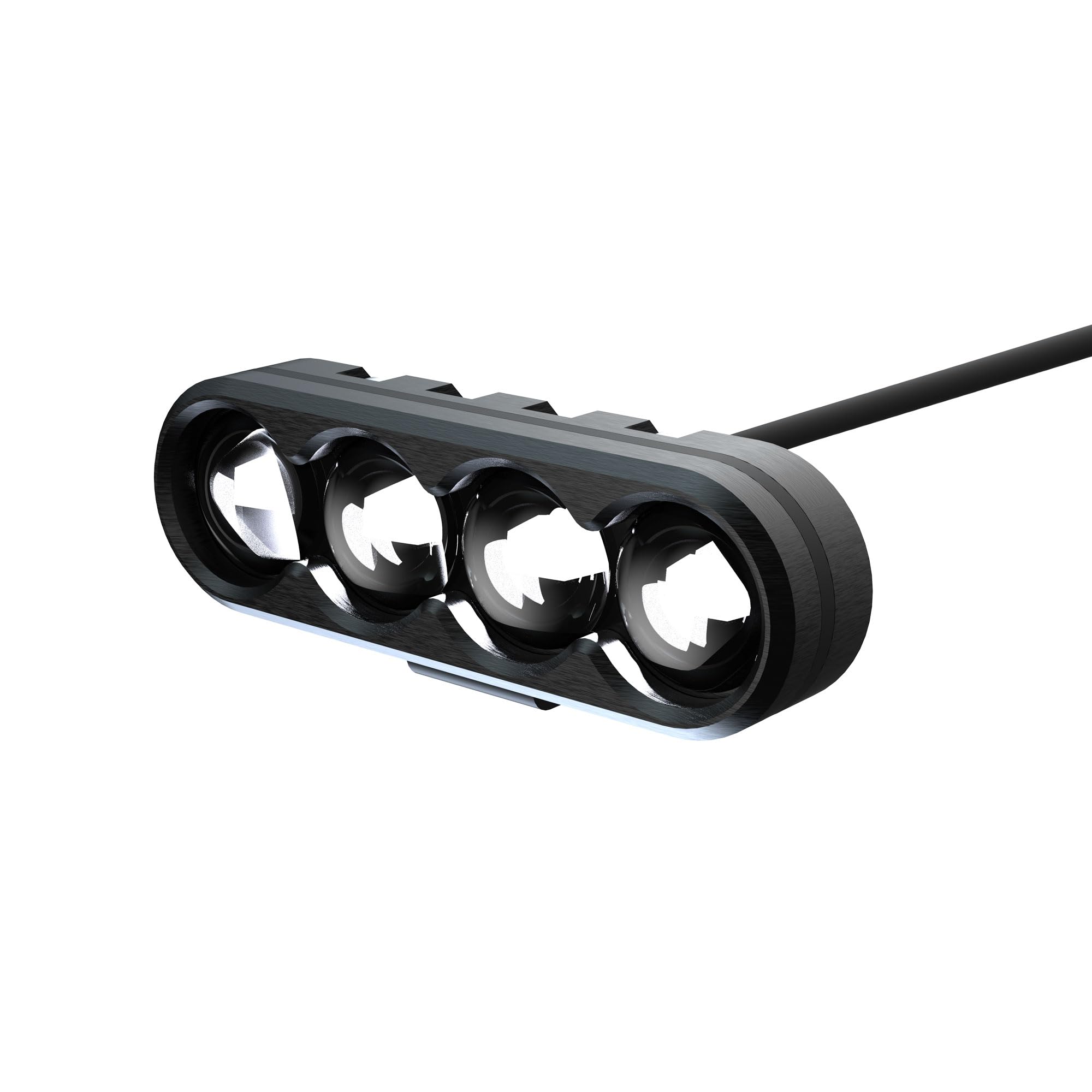 Oxford Tira de luces (par) para iluminación de bicicleta, luces delanteras auxiliares para motocicleta