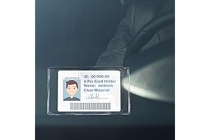 6 Pcs Długo To Last Car Business Card Holder