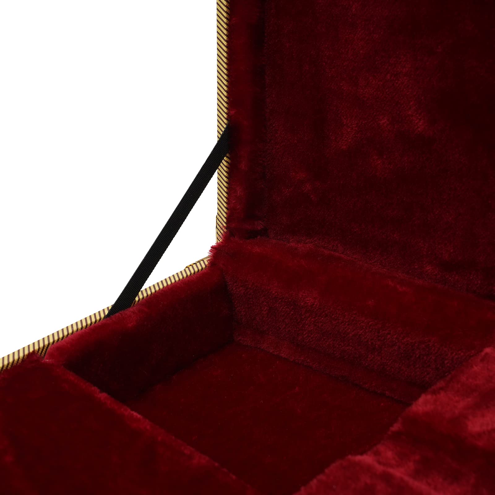 Étui rigide pour guitare électrique, portable, rectangulaire, en bois, pour guitare électrique Tele Fender et Ebenezer, etc, jaune, 105*36*11cm/41.34*14.17*4.33inch, mallette