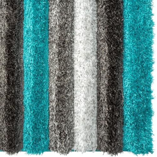 Image of Carpet for Hall | Carpet for Living Room |8X11 FEET Rugs for Bedroom | Carpet | Rug for Living Room | Carpet & Rugs for Home Decor | Carpet for Bedroom Floor (Luxury Grey & Blue)
