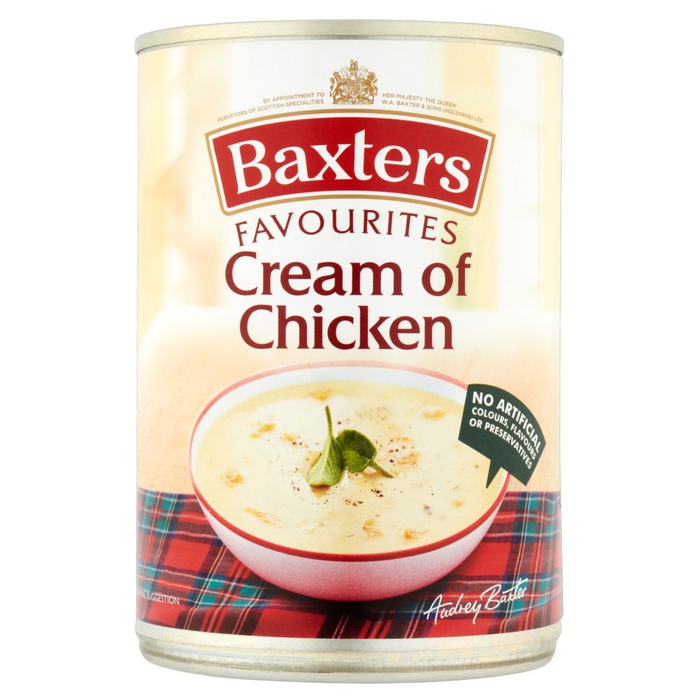 Baxter s Favoritos Crema de Pollo (400 g x 12 x 1 paquete de tamaño)