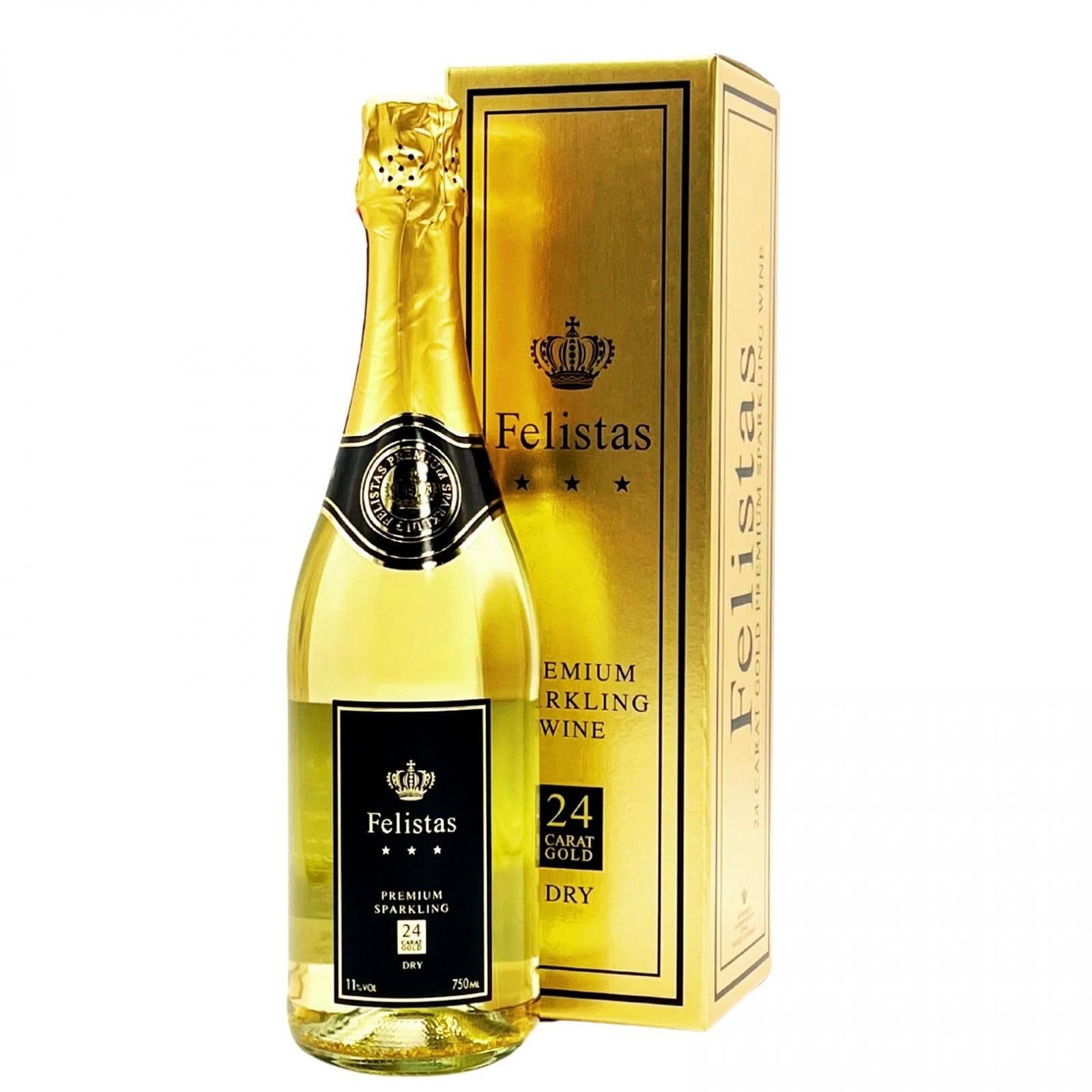 マルカイ フェリスタス 金箔入り スパークリング 辛口 750ml ギフトBOX入り