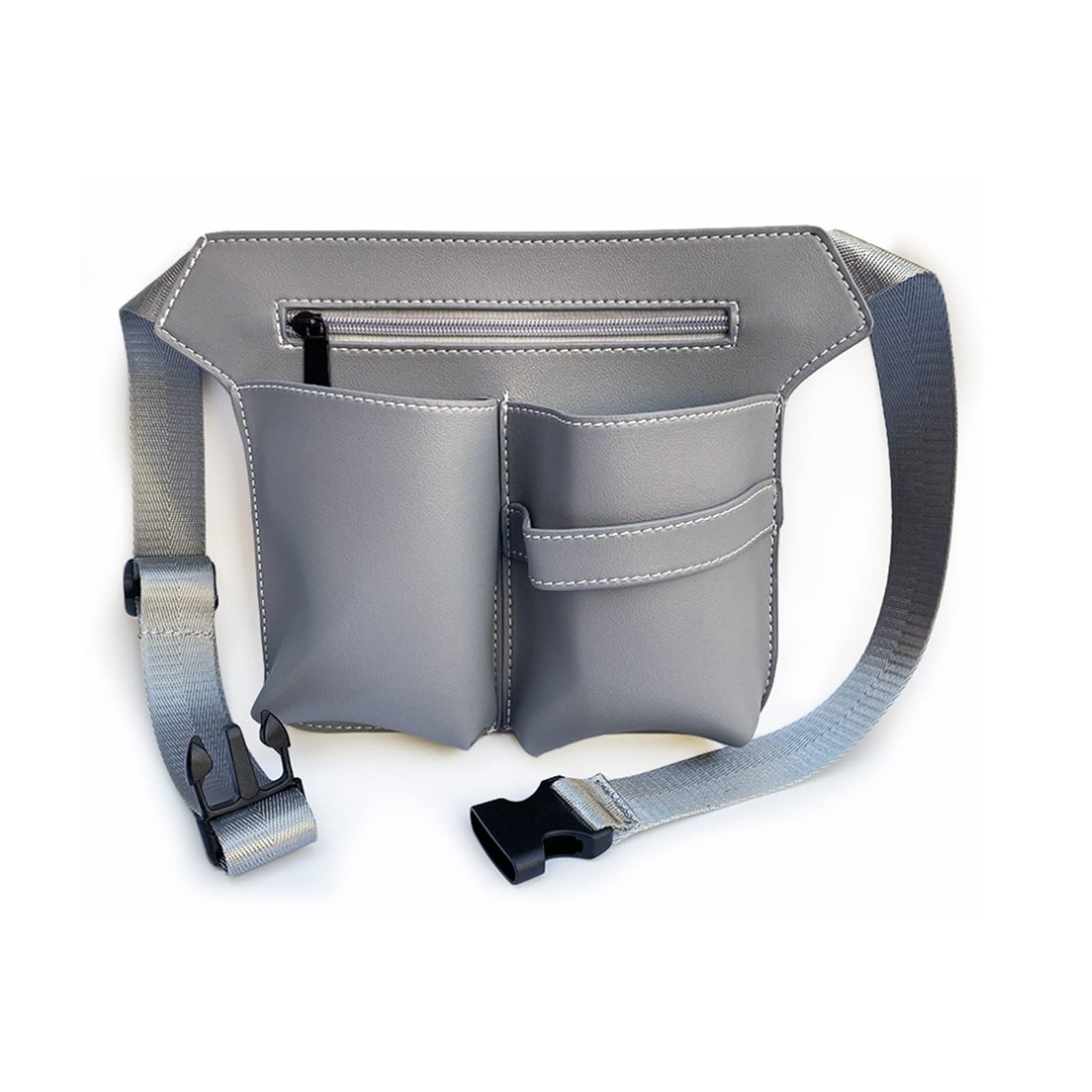 FDEFIRTFG Hairdressing Tool Belt Bag, Scissor Holster Waist Bag for Hairdressing Salon for Hairdressers(Grey)