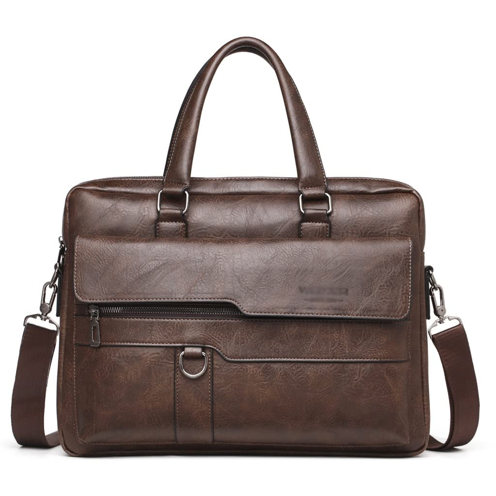 Men's Bag Handbag Shoulder Bag Vintage Men's Bag Briefcase Men's Crossbody Bag Briefcase (Color : C, Size : As Shown in The Picture)