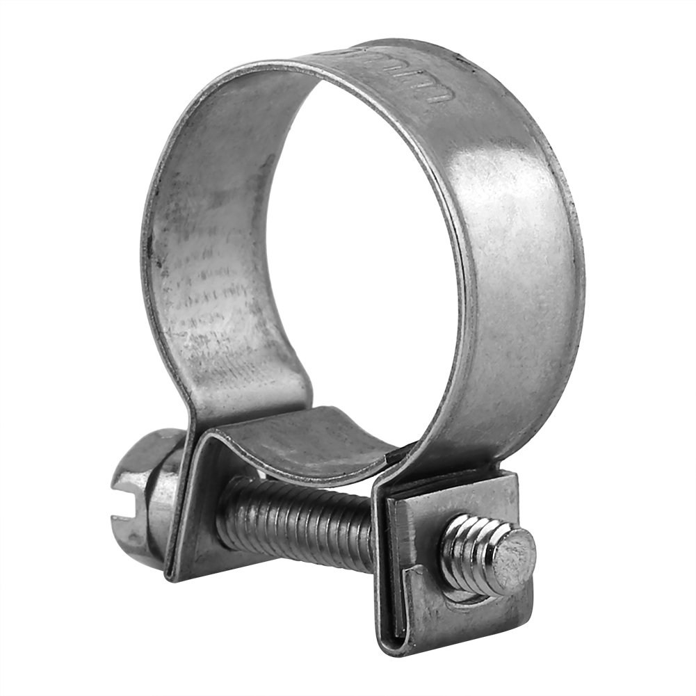 10 Stück Schlauchschellen, Edelstahl 304, Verstellbare Kraftstoffleitungsschellen mit Einer Reichweite von 6 Mm Bis 20 Mm für die Kfz-Installation(8-10Mm),Schlauch- und Kabelschellen