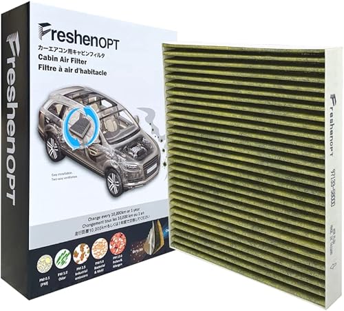 (F-3276C) Filtro de cabina premium apto para Hyundai Palisade 2020-2023, filtración efectiva con flujo de aire optimizado OE 97133-S8000