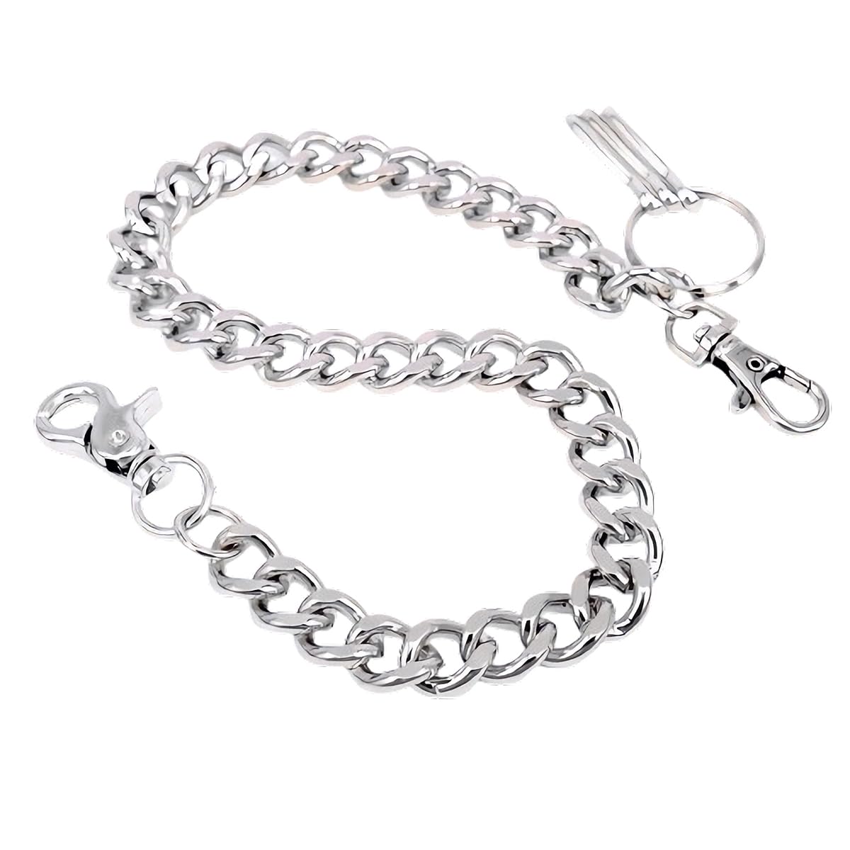 PINKPIN Pants Chain Wallet Keychain Unisex Hip Hop Biker Jean Chains Punk Streetwear Accessory for Men Women