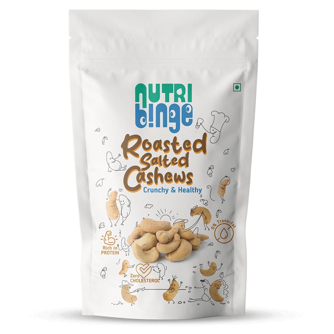 NUTRI BINGE Whole Roasted Salted Cashew Kaju Kaju 200 Grams - Pack of 1, Organic Fresh Dry Fruits - Healthy Snacks, Premium Nutrient Rich Healthy Snacks (B0CQP26B3Q) Amazon Price History, Amazon Price Tracker