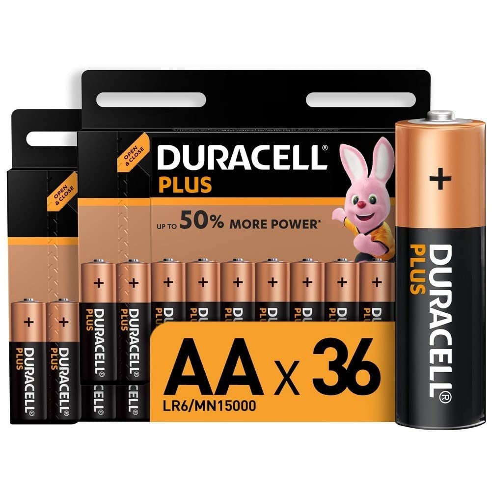 DuracellPlus AA Batteries Pack of 36
