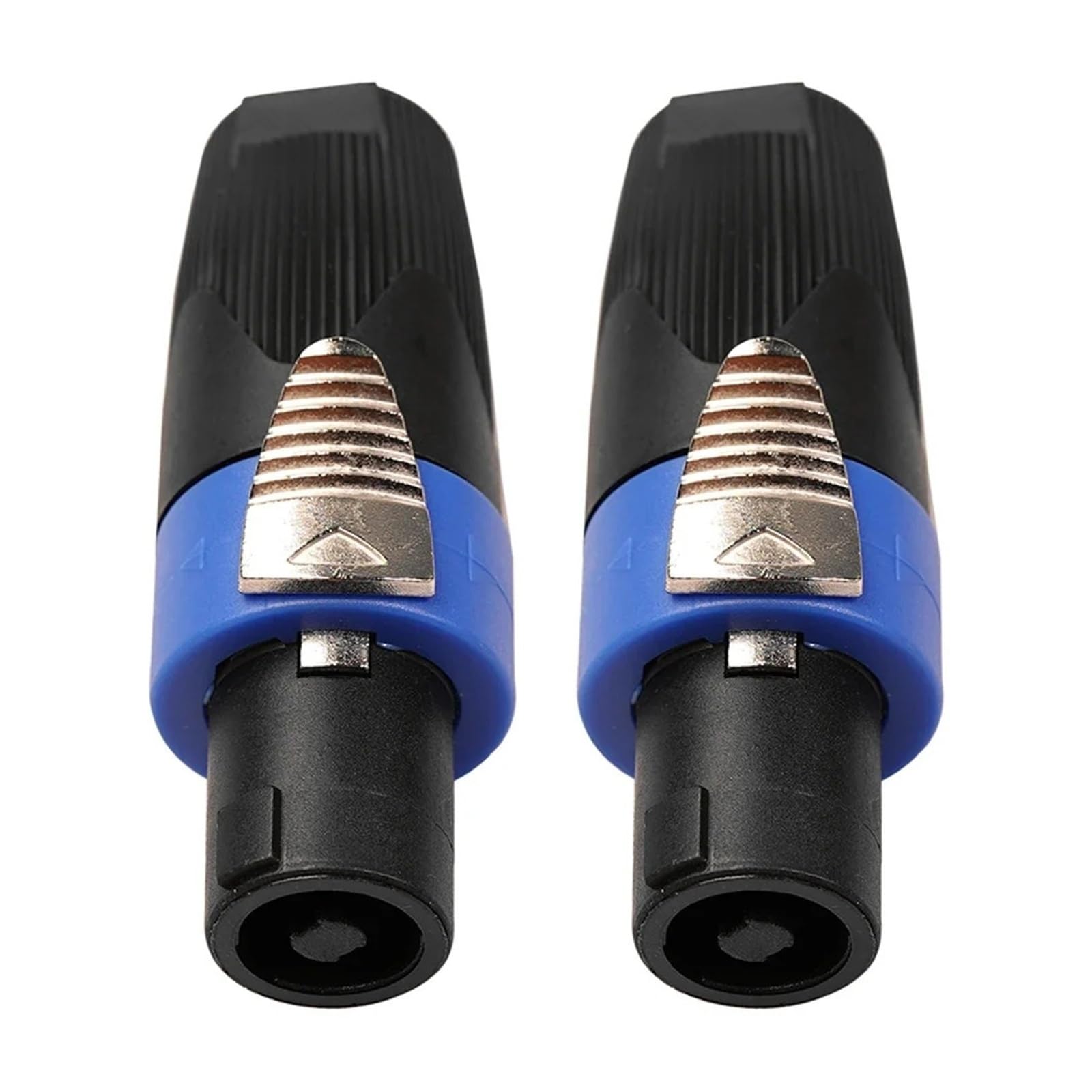2/10 szt. 4 bieguny Speakon męski Speaker Plug Connector Twist Lock High Current 30A do zewnętrznego słuchania muzyki Stage PA Amplifier NL4FC (8 szt.)