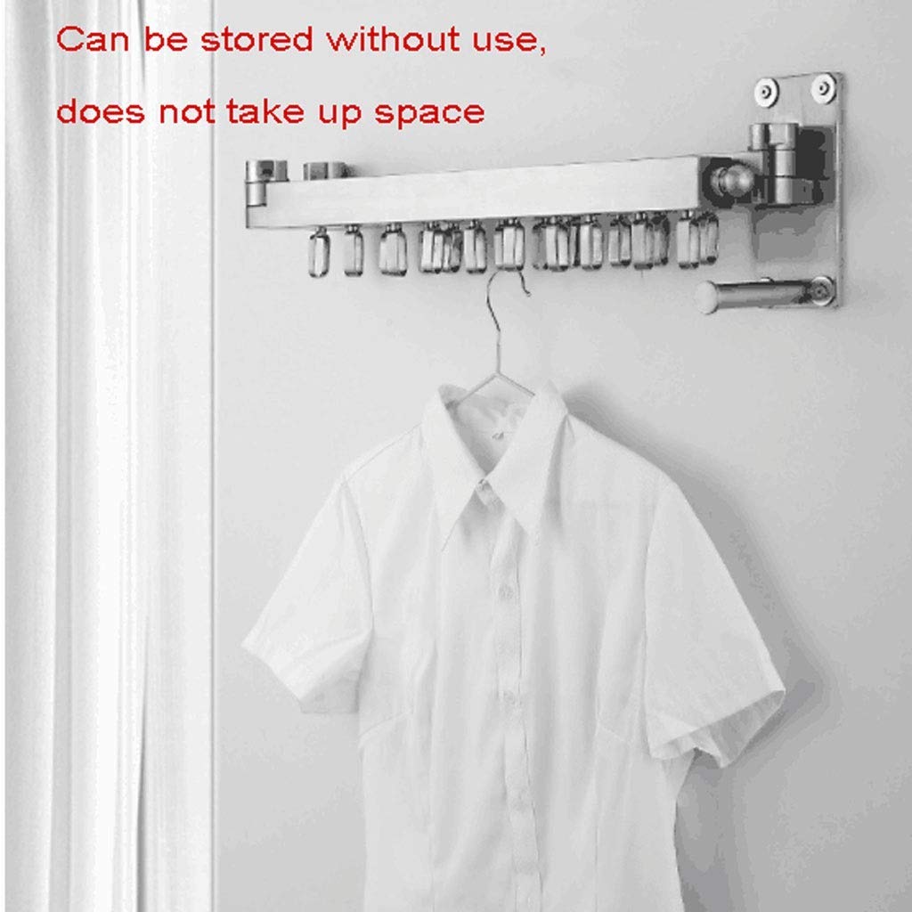 Questo stendibiancheria Teleclip Wall Dryer Pieghevole Estensibile per Il bucato, salvaspazio, Robusto Appendiabiti per Asciugamani da Bagno in Acciaio Inossidabile.