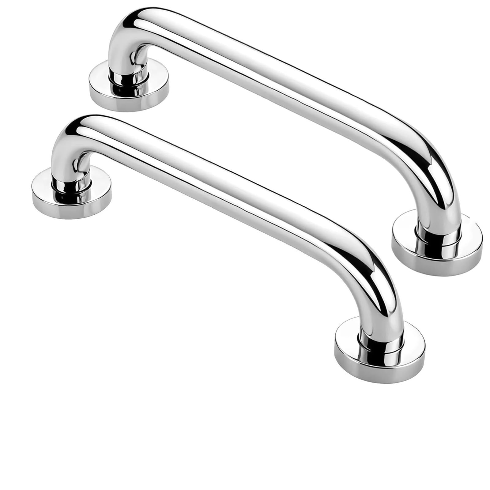 Maniglione da Bagno Maniglia per Vasca da Bagno, corrimano di Sicurezza per Bagno, Barra di Sostegno a Parete per WC e Doccia, corrimano di Sicurezza Antiscivolo(30cm 2pcs)
