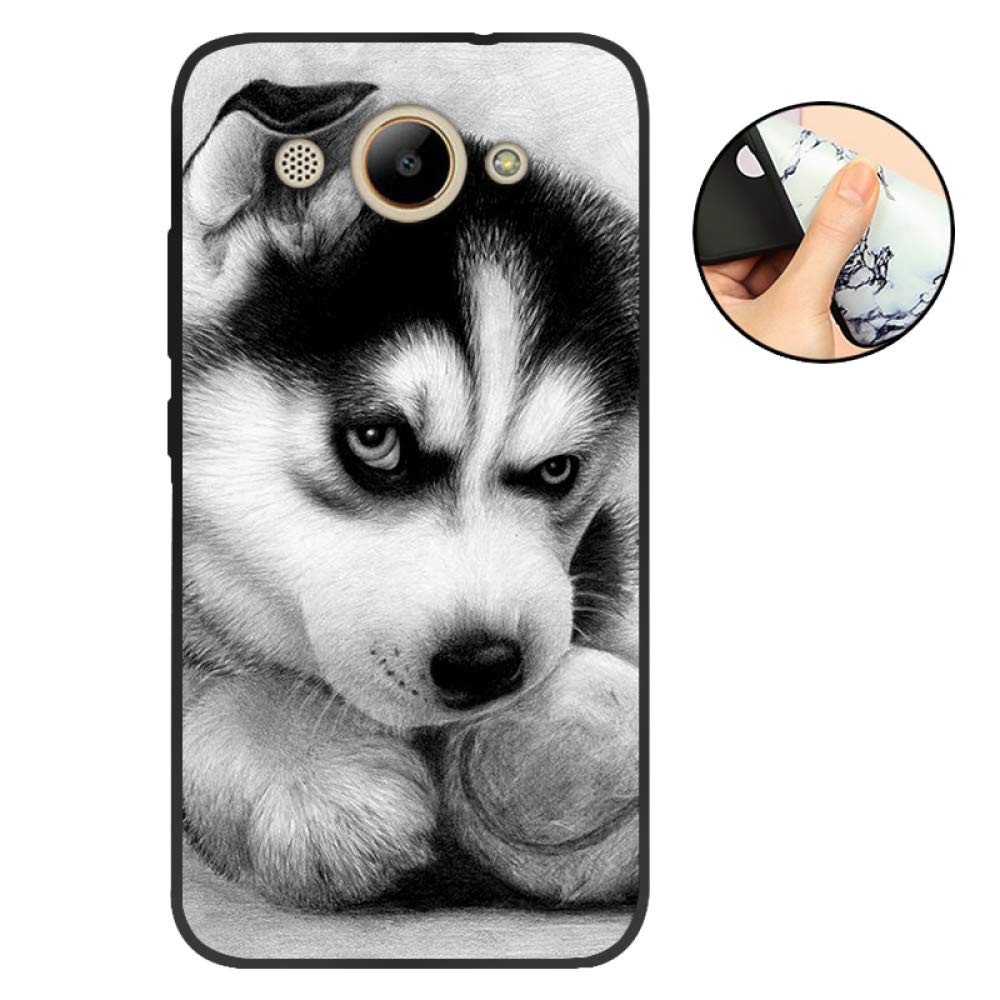 YYSJK Black Matte Huawei Y3 2017 Case Silicone Cro L22 Soft Tpu Y3 2017  Back Cover Capa Phone Case For Huawei Y 2017 Cases Protector,QXG,Y3 2017