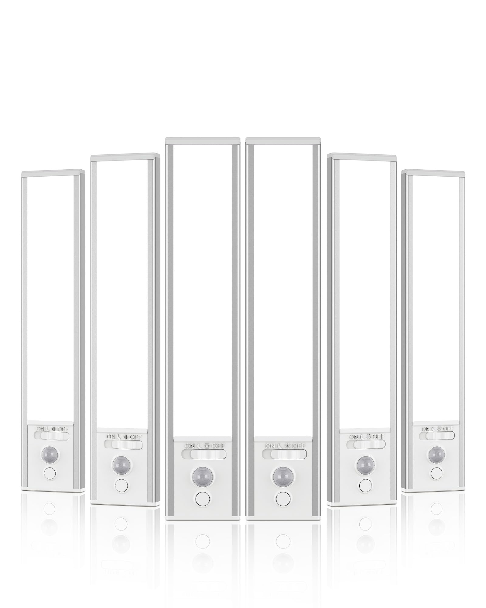 Luz Led con Sensor de Movimiento, Luces Blanco Frío 6500 K,6 piezas