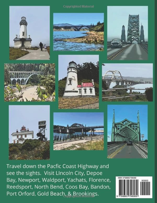 Miniatura 2 de Oregon Coast Coloring Book The Central & Southern Coast
