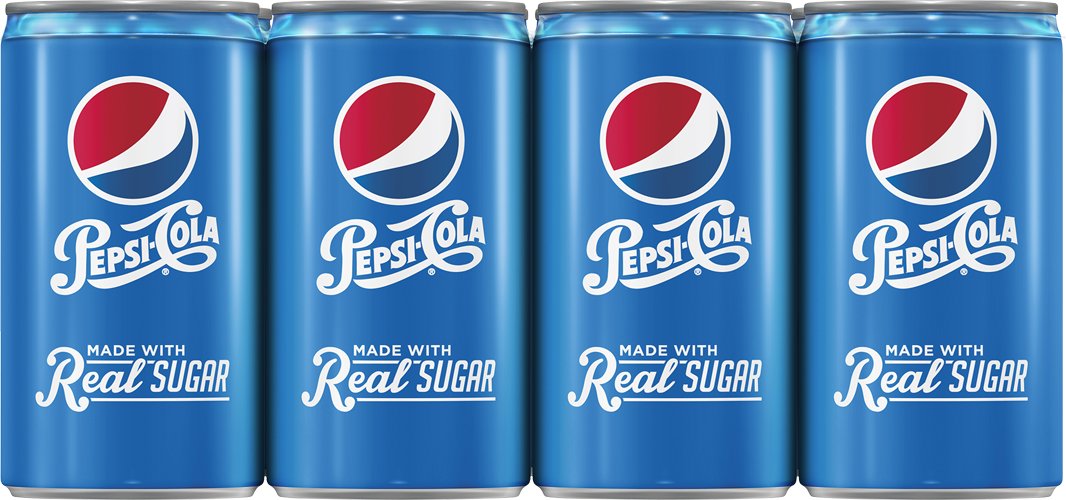 PepsiMade with Real Sugar Mini-Cans (8 Count, 7.5 Fl Oz Each)