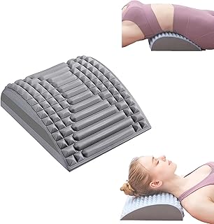 Refresh - Neck & Back Stretcher, 2023 New Back Neck Cracker for Lower Back Pain Relief, Multi-Level Adjustable Spine Board for Herniated Disc, Sciatica, Scoliosis (Gray)