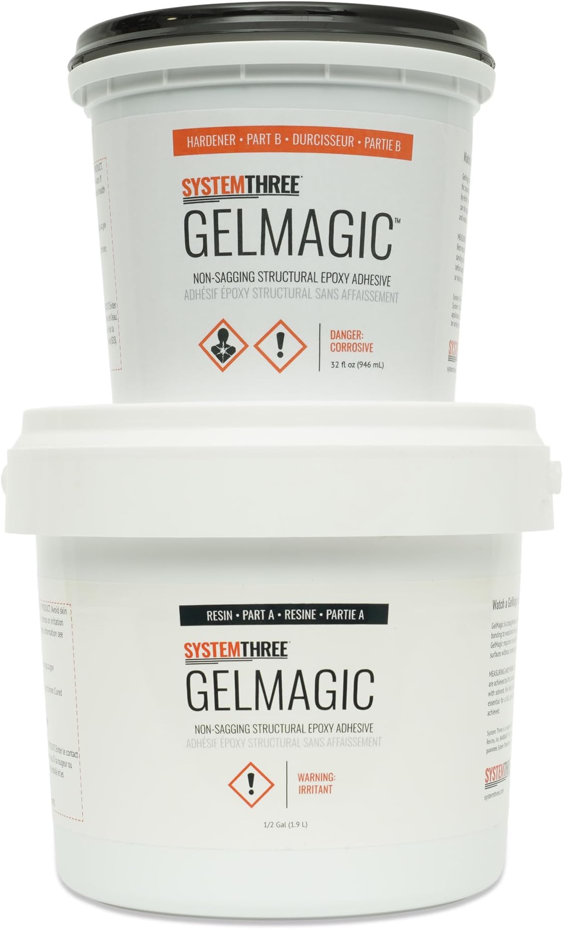 System Three GelMagic Epoxy Adhesive, 3 Quart Kit